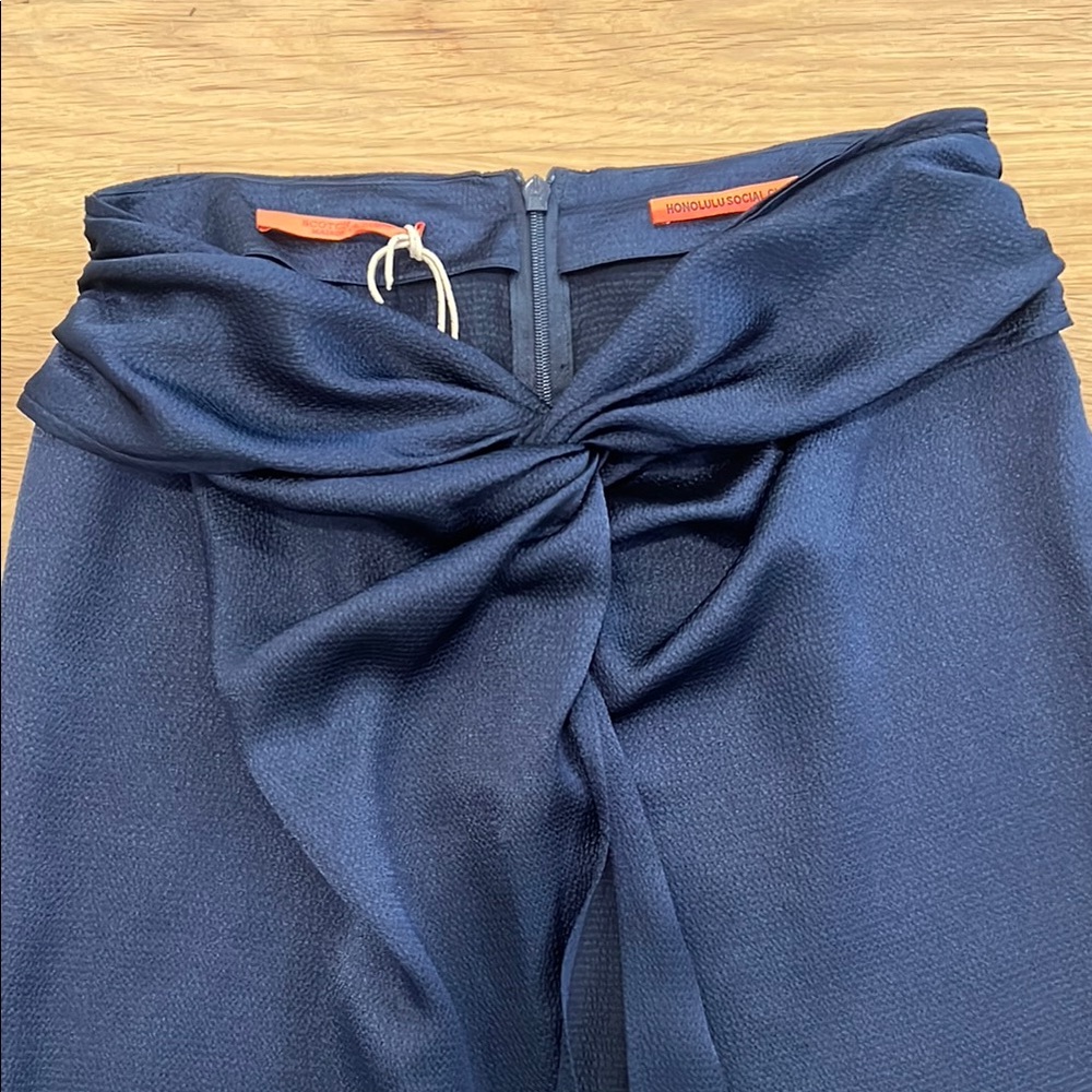 Scotch & Soda Navy Midi Skirt